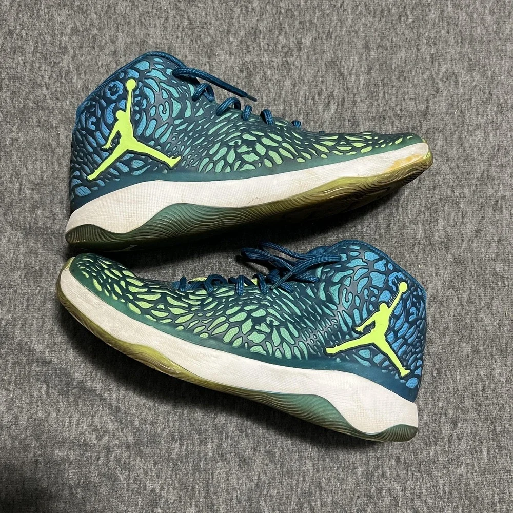 Size 13 Nike Air Jordan Ultra.Fly Green Abyss Sneakers Pre-Owned basketball
